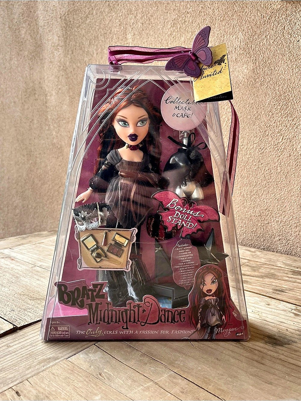 Bratz Meygan Midnight Dance Doll in Black & Purple NWT